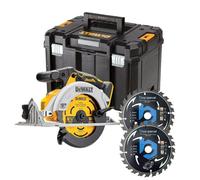 DeWalt 18v DCS565N XR Brushless Compact 165mm Circular Saw + Tstak +2 BAP Blades