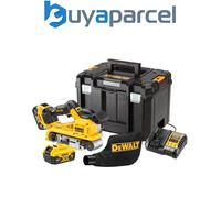 Dewalt 18v DCW220P2 Cordless Brushless XR Belt Sander 75mm x 533mm Tstak 2x5ah