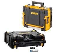 Dewalt 18V Tstak Dab Digital Radio Bluetooth Usb + Dwst83344-1 Storage Box