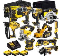 Dewalt 18V XR 11 Piece Monster Tool Kit 3 x 5.0Ah Batteries & Charger T4TKIT-917