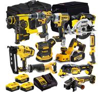 Dewalt 18V XR 11 Piece Monster Tool Kit 3 x 5.0Ah Batteries & Charger T4TKIT-919