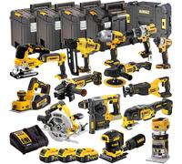 Dewalt 18V XR 15 Piece Monster Tool Kit 3 x 5.0Ah Battery Charger Case DEWKIT25