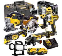 Dewalt 18V XR 7 Piece Power Tool Kit with 2 x 5.0Ah Battery & Charger T4TKIT-845