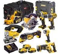 Dewalt 18V XR 8 Piece Monster Tool Kit 3 x 5.0Ah Battery & Charger T4TKIT-9759