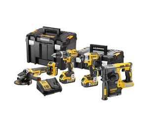 DEWALT 18V XR Brushless Kit, 3X 5Ah (4 pc.), DCK422P3T-QW