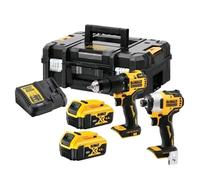 Dewalt Dck2062M2 18V Brushless Dcd709 Combi Drill Dcf809 Impact Driver 2 X 4.0Ah