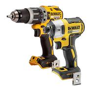 Dewalt 18V LXT Cordless Brushless Impact Driver DCF887N & Combi Drill DCD796N Body Only Twin Pack