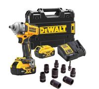 Dewalt 18V Xr Dcf892P2T Brushless 1/2 High Torque Wrench Detent - 2X 5Ah Kit