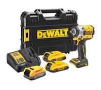 Dewalt 18V Xr Dcf921D2 Brushless 1/2 Torque Wrench Hog Ring Powerstack + X2 2Ah By Buyaparcel