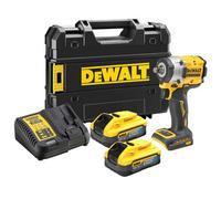 Dewalt 18V Xr Dcf921H2T Brushless 1/2 Torque Wrench Hog Ring 2X 5Ah Powerstack