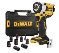 Dewalt 18V Xr Dcf922N Brushless 1/2 Torque Wrench Detent Pin + Tstak +9Pc Socket Set