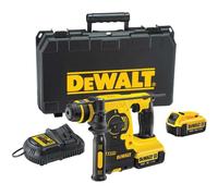 DeWalt 18V XR Lithium-Ion SDS Plus Rotary Hammer Drill includes 2 x 4Ah Batteries Yellow/Black