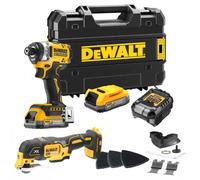 Dewalt 18v XR Premium DCF860E2T Impact Driver 282Nm 2 Bat + DCS355N Multi Tool