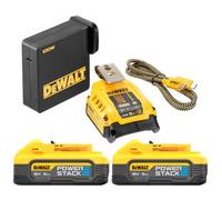 DeWalt USB-C Powerstack Starter Kit 18V 2 x 5.0Ah Li-ion