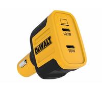 DeWALT | 2-Port PPS PD Car Charger 120W USB-C | 141 0484 DWG | Dual USB-C car charger delivering up to 120W output for fast charging two devices simultaneously.