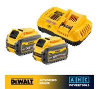 2 X Dewalt Dcb547 18V / 54V Xr Flexvolt 9.0Ah Battery + Dcb118 Fast Charger