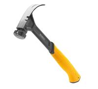 DeWalt Hammer Curve Claw Smooth Face DWHT51009-0 20oz (567g) One-Piece Steel Shaft Grip Handle