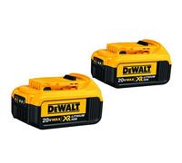 DEWALT 20V MAX 4 Ah Lithium Ion Battery 2-Pack (DCB204-2)