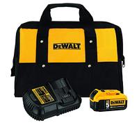 DEWALT 20V MAX 5 Ah Lithium Ion Battery and Charger Kit with Bag (DCB205CK)