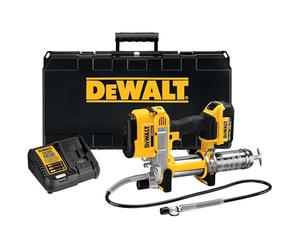 DEWALT 20V MAX Grease Gun Kit, Cordless, 42” Long Hose, 10,000 PSI, Variable Speed Triggers, Battery and Charger Included (DCGG571M1)