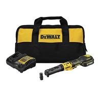 DEWALT 20V MAX XR Cordless Ratchet Set, 3/8" and 1/2" Sealed Head Ratchet, Battery and Charger Included (DCF510GE1)