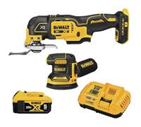DEWALT 20V MAX* XR Sander & Multi-Tool, Woodworking Kit, 2-Tool (DCK202P1)