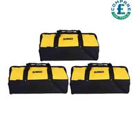 Dewalt 24" Heavy-Duty Ballistic Nylon Contractor Tool Bag Pack of 3