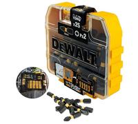 Dewalt 25 Piece Impact Extreme Pz2 Pozi Screwdriver Bit Set Flextorq Tough Case