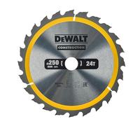 DeWalt Construction Circular Saw Blade 250mm 24T 30mm