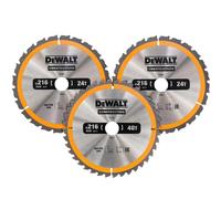 DeWALT DT1962-QZ circular saw blade 21.6 cm 3 pc(s)