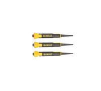 Dewalt 3 Piece Steel Nail Punch Set Black & Yellow