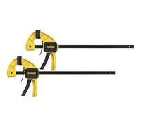 DeWalt 300mm Black Einhandzwinge 2er Pack DWHT0-83158