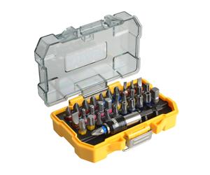 DEWALT 32 Pce 1/4" Drill Screwdriver Bit Set Torx,Hex,Ph,Pz,Slot + Holder DT7969