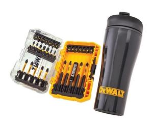 DEWALT 32 Piece FlexTorq Bit Set & Large Thermal Travel Mug DT70903T XMS25MUGSET