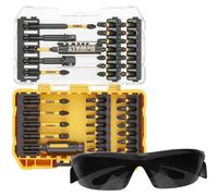 DeWalt 38 Piece FlexTorq Screwdriver Bit Set and Safety Glasses