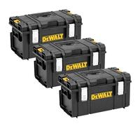 DEWALT 3x Toughsystem DS300 Tough System Case Tool Box Storage Box Stackable 35L
