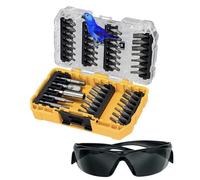 DeWalt Screw Driving Set 47-Piece – Tough Case & Safety Glasses – TX