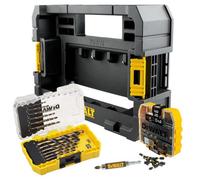 Dewalt 49 Piece Black Gold Drill + Screwdriver Bit Set + Tough Case Tstak Caddy