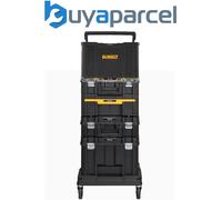 Dewalt 5 Piece Tstak Tower - Includes 5 Cases with Tote + Wheeled Cart Trolley