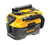 DEWALT 54V XR Cordless/Corded Wet/Dry Vacuum, Yellow, DCV584L-GB | HEPA-like filter traps 99.97% dust, cyclonic technology, blower mode, 60-minute runtime, compact canister