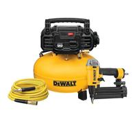 Dewalt 6 Gal. 18-Gauge Brad Nailer and Heavy-Duty Pancake Electric Air Compressor Combo Kit (1-Tool)