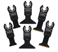 Dewalt 6 Piece Multi Tool Blade Set Titanium Plunge Cut Nails Wood Dcs355 Dcs356