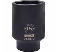 DEWALT 6 PT 1/2" Deep Drive Impact Socket 1-1/2" SAE