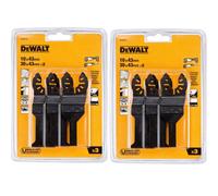 Dewalt 6Pc 43mm Multi Tool Accessory Blade Set 18 12 Tpi - Dcs355 Dwe315