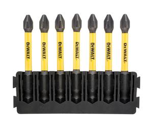 DeWalt 7 Piece FlexTorq PH2 Screwdriver Bit Bar Set