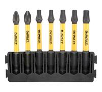 DeWalt 7 Piece FlexTorq Phillips, Pozi and Torx Screwdriver Bit Bar Set