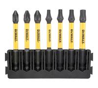 DeWalt 7 Piece FlexTorq Pozi and Torx Screwdriver Bit Bar Set