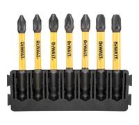 DeWalt 7 Piece FlexTorq Pozi Screwdriver Bit Bar Set