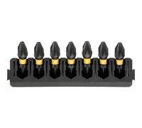 DeWalt 7 Piece FlexTorq PZ2 Screwdriver Bit Bar Set