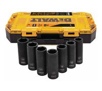 DeWalt 7 Piece McLaren F1 1/2" Drive Deep Impact Socket Set 1/2"